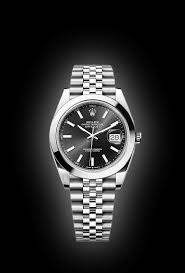 ROLEX DATEJUST BLACK DIAL