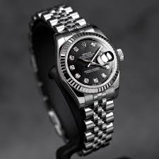 ROLEX DATEJUST BLACK DIAL